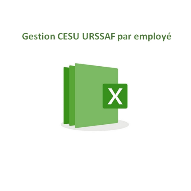 Modèle fichier Excel CESU (Services à la personne)