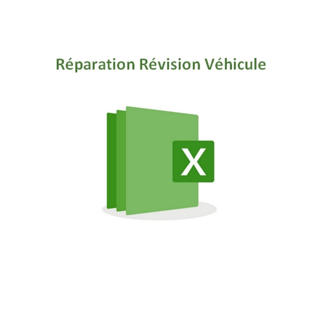 Modèle fichier Excel Entretien Véhicule (réparation et révision)